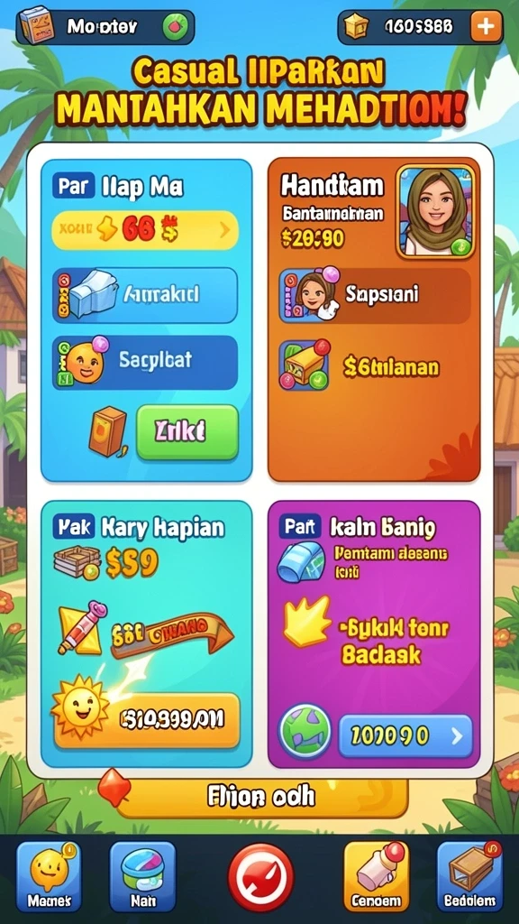 Berbagai lokasi menarik untuk dijelajahi di dalam game.