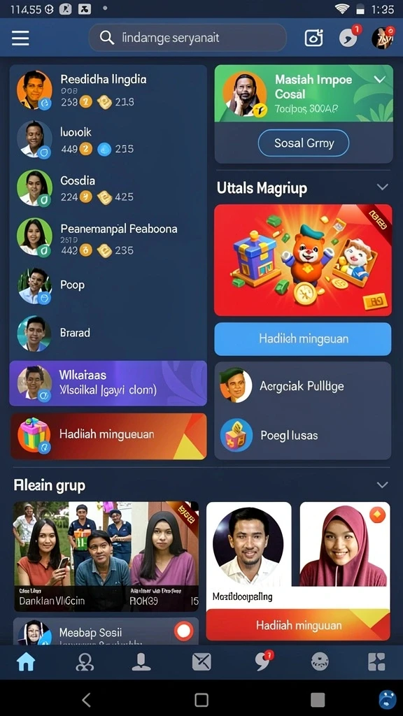 Komunitas aktif yang membantu pemain baru.