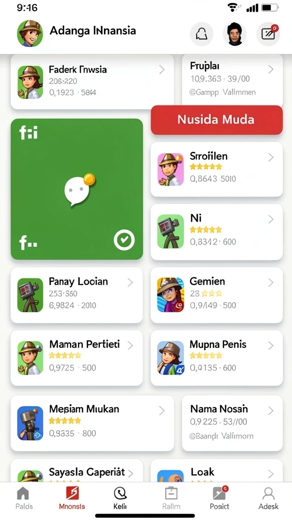 Visual yang memukau dari level yang menantang dalam API77.