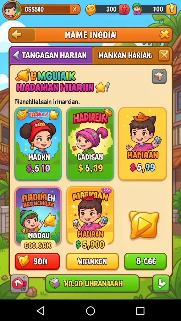 Fitur leaderboard yang menambah kompetisi antar pemain.