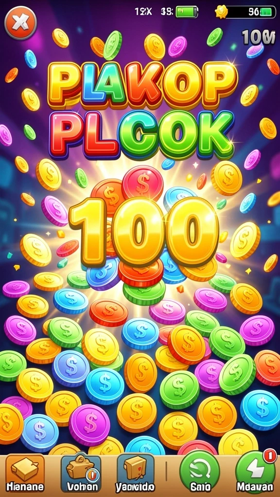Tampilan awal game yang menarik dan intuitif.