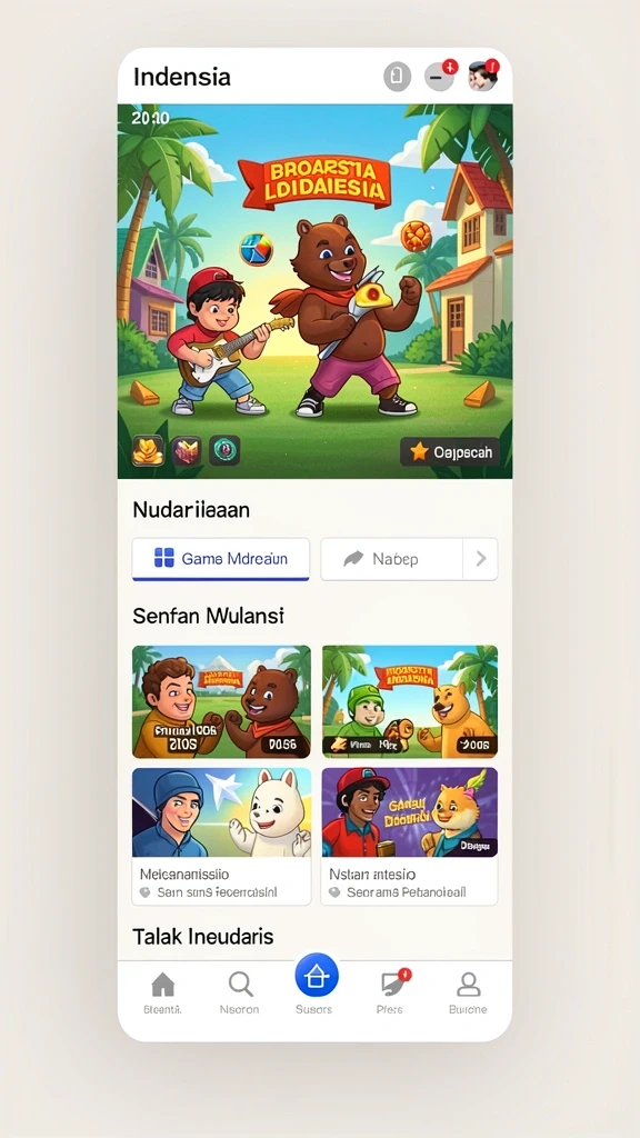Tampilan hasil pencapaian dengan grafik yang informatif.