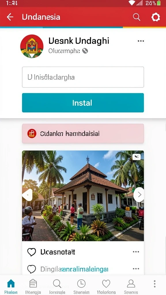 Tampilan antarmuka yang user-friendly.
