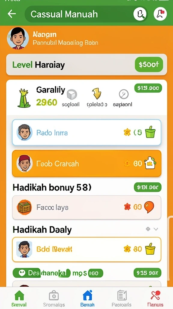 Screenshot menunjukkan karakter utama dalam aksi bertempur.