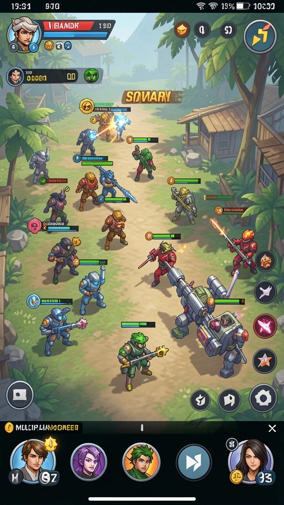 Screenshot menunjukkan pemandangan indah dunia DEWAGARUDA.
