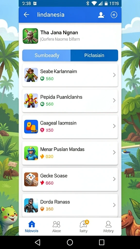 Screenshot kedua menunjukkan fitur bonus menarik yang dapat diperoleh pemain.