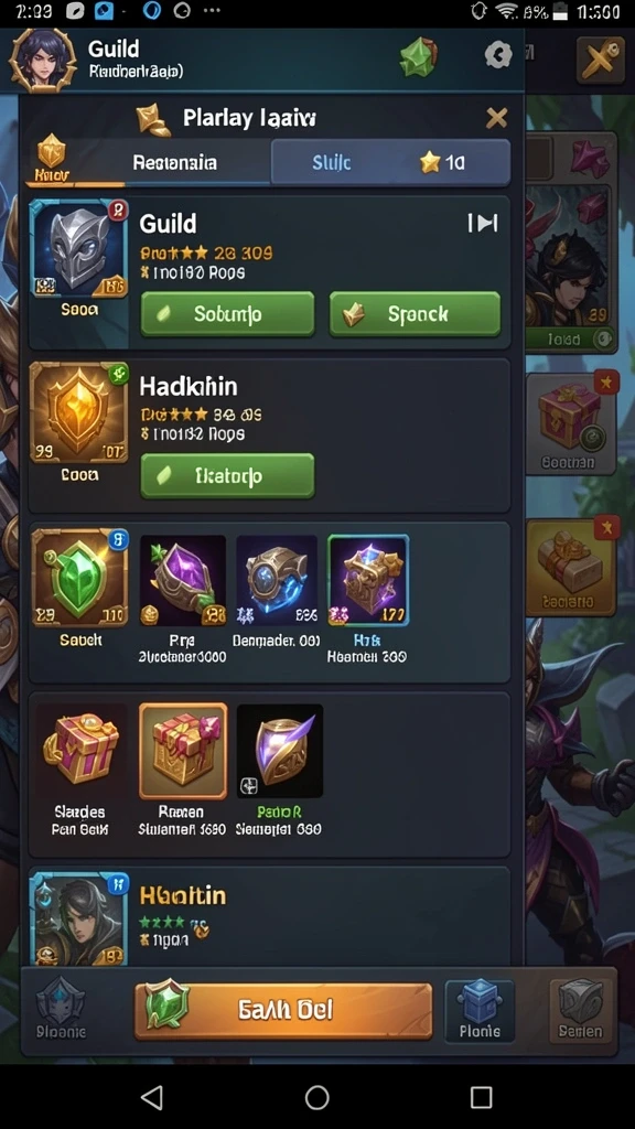 Screenshot kedua menampilkan karakter utama dalam pertempuran sengit.