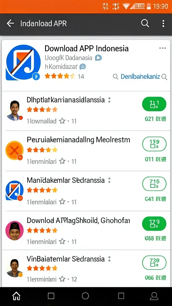 Tampilan menu utama yang menarik dan mudah dinavigasi.