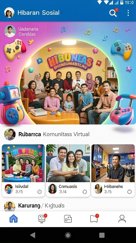 Tampilan utama aplikasi FOKUS777 yang menarik.