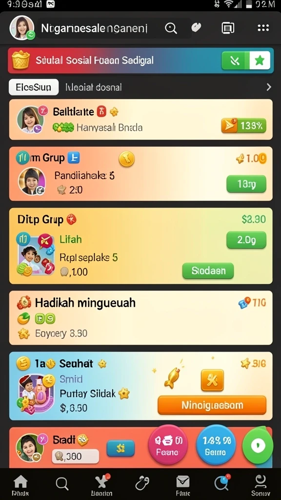 Level-level yang menarik dengan tantangan yang bervariasi.