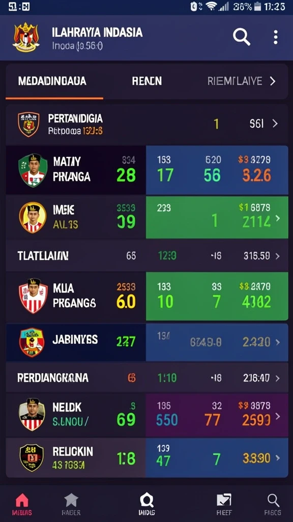 Pemandangan menakjubkan dari level yang sedang dijelajahi.