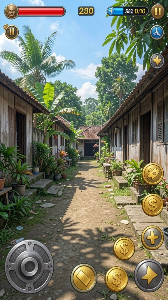 Grafik 3D yang memukau dan realistis.