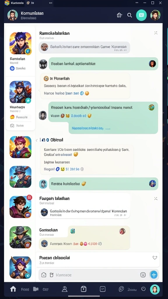 Karakter unik dengan kemampuan spesial masing-masing.