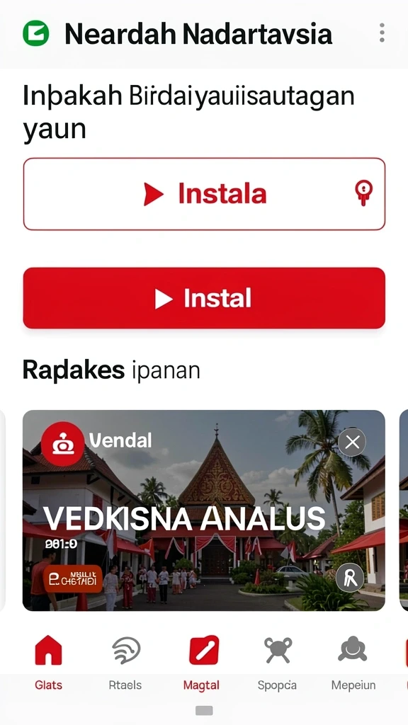 Antarmuka pengguna yang mudah dinavigasi.