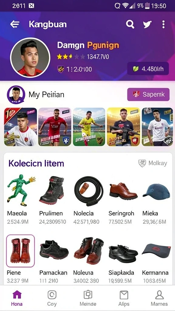 Tampilan antarmuka yang menarik dan mudah dinavigasi.