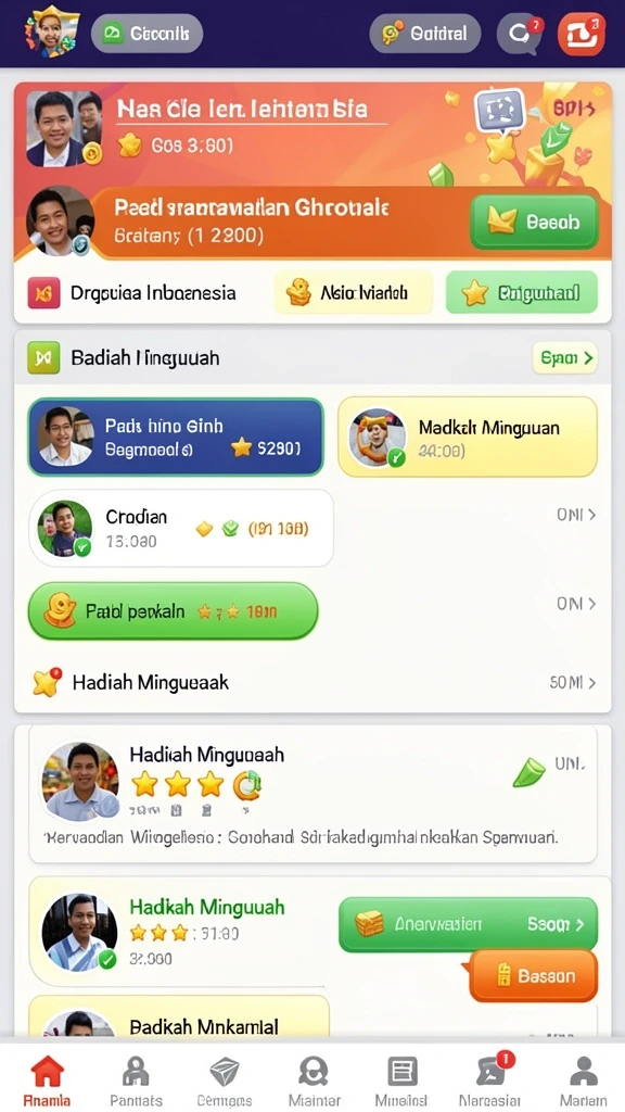 Tampilan antarmuka yang menarik dan mudah digunakan.