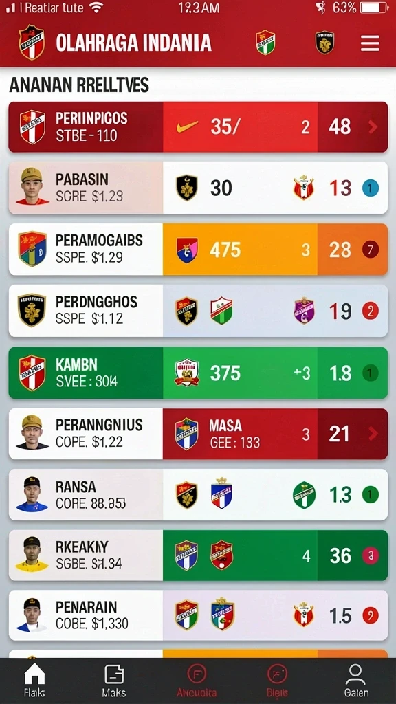 Tampilan grafis yang menarik dan berwarna-warni.