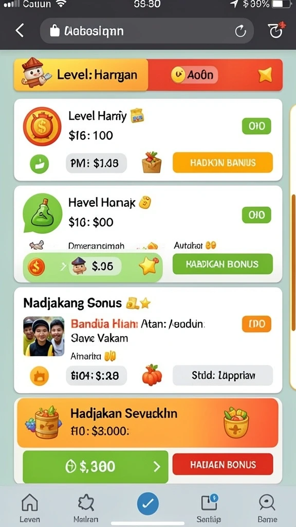 Tampilan antarmuka yang user-friendly.
