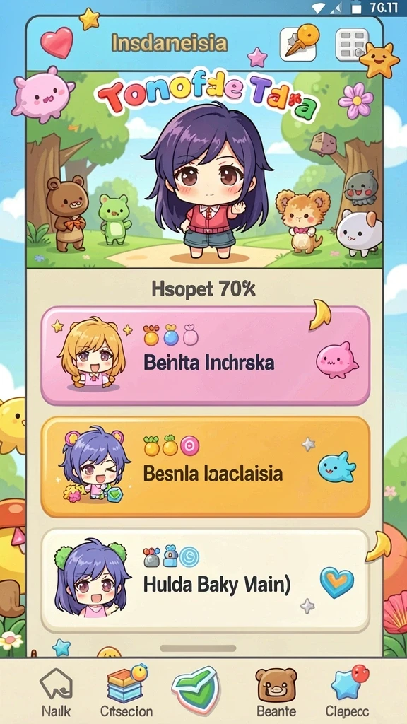 Berbagai pilihan permainan yang menghibur dan seru.