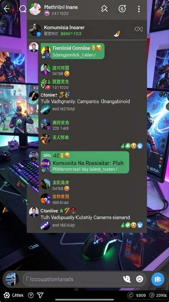 Screenshot menunjukkan antarmuka utama permainan yang menarik.