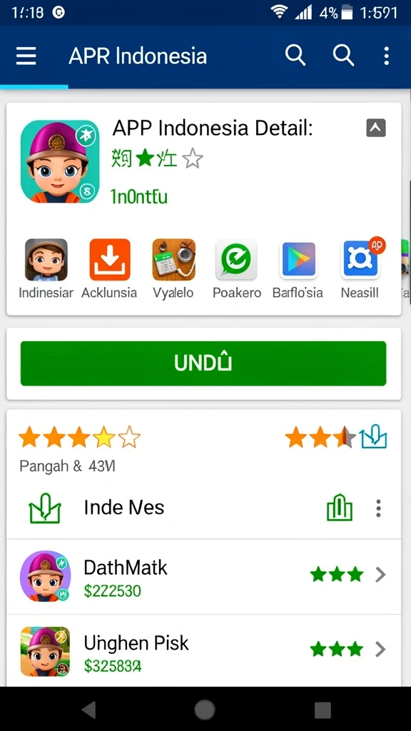 Tampilan awal yang memukau dan menarik.