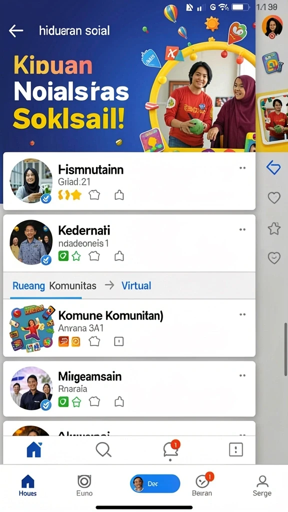 Screenshot MENYALA78 - Tampilan level menantang.