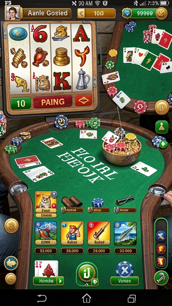 Screenshot MENYALA78 - Karakter unik dalam permainan.