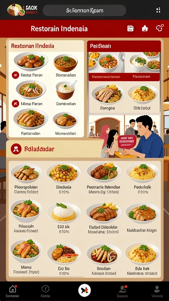 Screenshot antarmuka pengguna yang menarik.