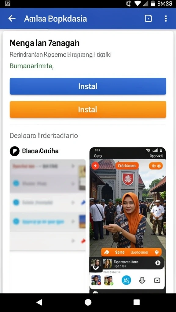Tampilan awal permainan QQ1221 yang menarik.