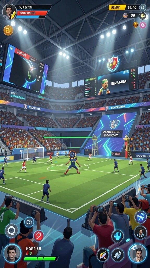 Tampilan awal game yang menarik dan penuh warna.