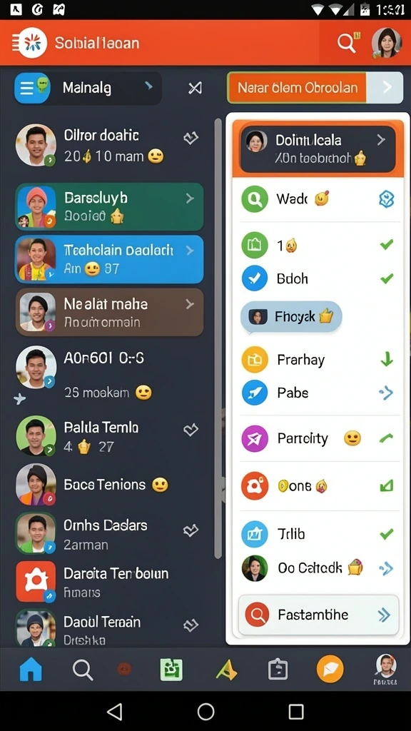 Karakter lucu yang siap berpetualang.