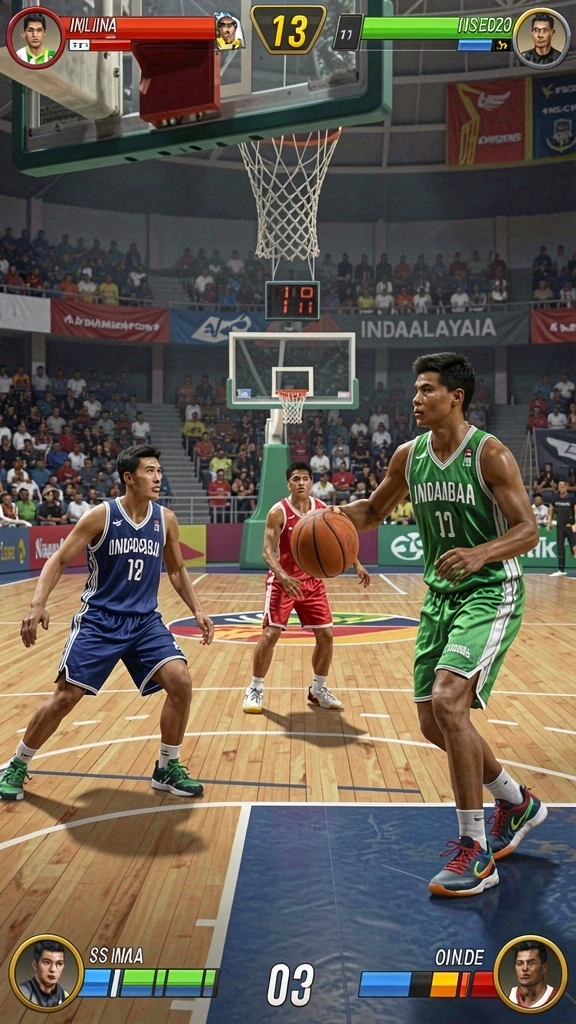 Visual yang memukau menambah daya tarik game.