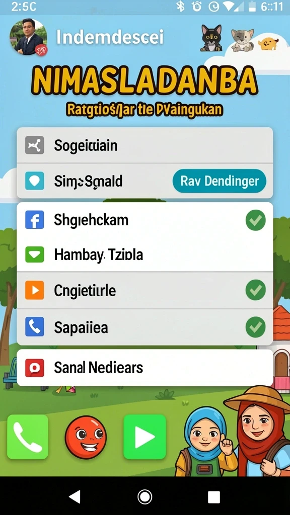 Dapatkan bonus dan item menarik dalam permainan.