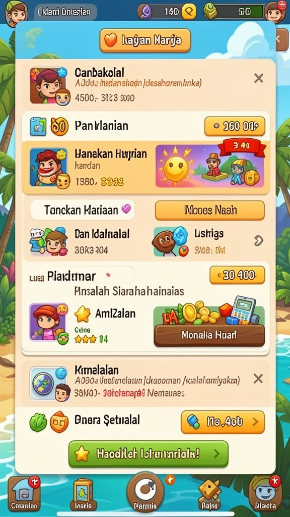 Tampilan utama aplikasi SURGAPLAY yang menarik.