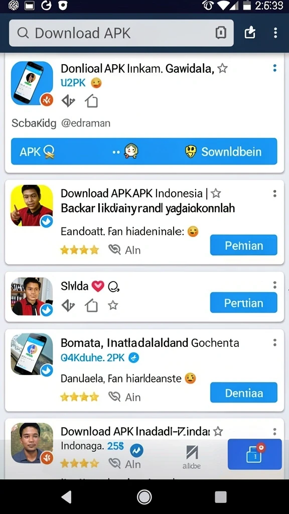 Tampilan awal yang menarik dan user-friendly.