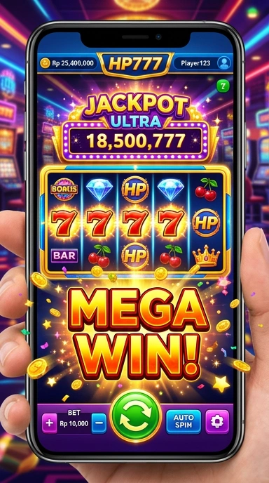 hp777 — layar beranda